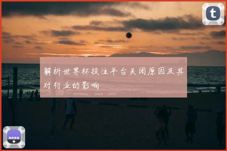解析世界杯投注平台关闭原因及其对行业的影响
